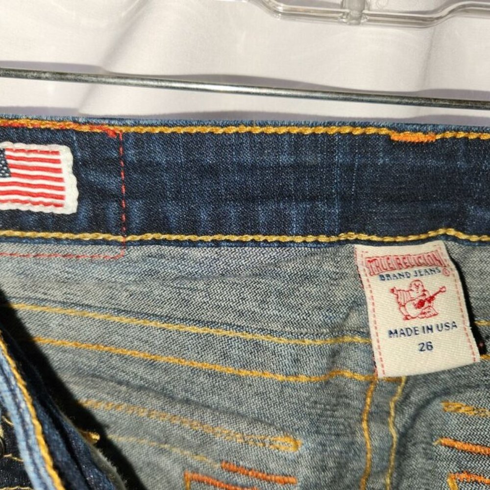 True Religion Julie Skinny Stretch Jeans Size 26 MADE IN USA - Picture 5 of 8
